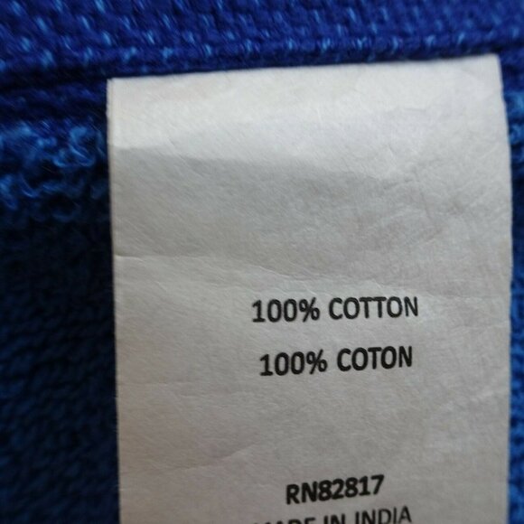 NWT Lacoste Bath Towel Big Crocodile Alligator Logo 30"x52" Blue - Picture 8 of 9